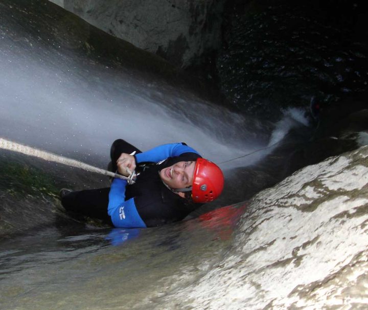 rappel de la cascade d'angon