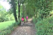 sur les sentiers vtt de Faverges