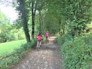 sur les sentiers vtt de Faverges