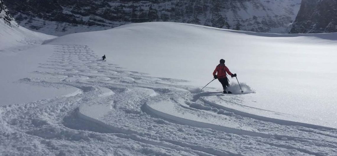 belles traces sous la Grande Casse