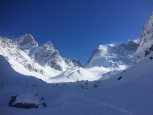 en direction du col de la grande casse