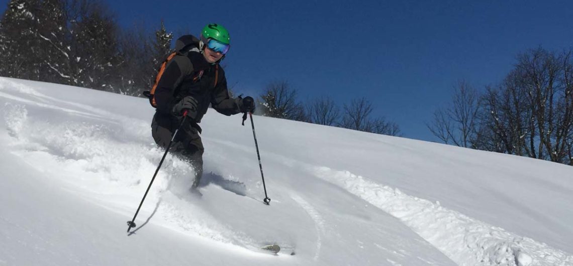 descente hors piste a meribel